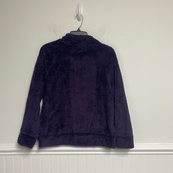 Members Mark Cozy Plush Pullover Purple Soft SZ Small - Picture 4 of 4